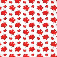 motifs de feuilles d'érable rouge sur fond blanc. conception de texture dans le concept de feuilles d'érable d'automne comme illustration de concept de thème saisonnier vecteur