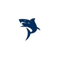 modèle d'illustration de conception de logo d'icône de requin vecteur