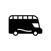 icône de bus en vecteur, logotype vecteur