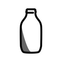 illustration graphique vectoriel de l'icône de la bouteille de lait