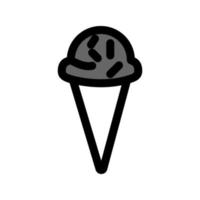 illustration graphique vectoriel de l'icône de la crème glacée