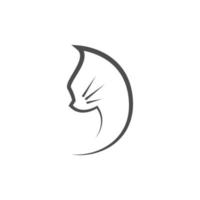illustration d'icône logo chat vecteur