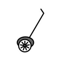 illustration graphique vectoriel de l'icône de coupe-herbe
