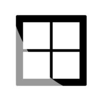 illustration graphique vectoriel de l'icône de la fenêtre