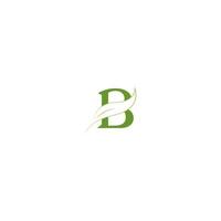 lettre b logo conception d'illustration vectorielle vecteur