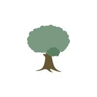 arbre icône logo vector illustration élément de conception