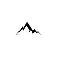 montagnes icône logo illustration vectorielle vecteur