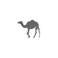 conception d'illustration vectorielle d'icône de vecteur de chameau