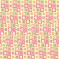 mignon patchwork floral sans soudure de fond. toile de fond en damier pastel danois. design vectoriel moderne, tendance et lumineux pour le textile, l'impression, le papier peint.