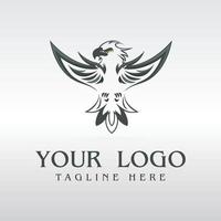 vecteur gratuit de conception de logo aigle impressionnant