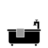 illustration graphique vectoriel de l'icône de la baignoire