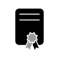 modèle d'icône de certificat vecteur