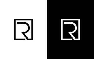lettre r logo design fichier vectoriel gratuit.