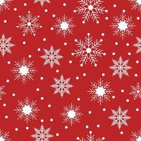 conception graphique neige transparente pour noël motif fond d'écran conception illustration vectorielle fond rouge vecteur