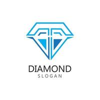 diamant bijoux logo modèle vecteur icône illustration design