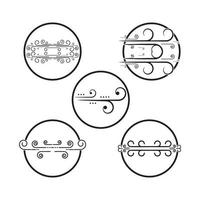 modèle d'illustration de conception d'icône de vecteur de vent