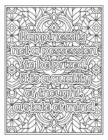 citations de sciage d'humeur page de livre de coloriage pour adulte vecteur