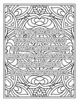 citations de sciage d'humeur page de livre de coloriage pour adulte vecteur