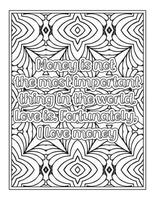 citations drôles page de livre de coloriage pour adulte vecteur