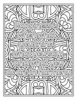 citations de sciage d'humeur page de livre de coloriage pour adulte vecteur