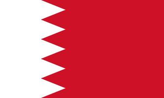 illustration vectorielle du drapeau de bahreïn vecteur