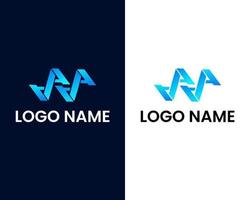modèle de conception de logo moderne lettre w vecteur