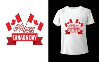 conception de t-shirt joyeux jour du canada t-shirt de vecteur de la fête du canada conception de feuille du canada conception de t-shirt canada