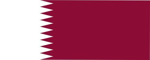 drapeau national état du qatar vecteur