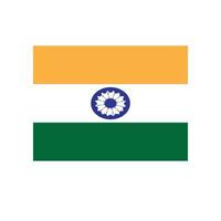 conception de vecteur de drapeau national indien