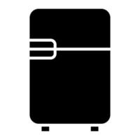 icône de glyphe de réfrigérateur vecteur