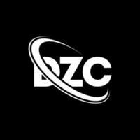 logo dzc. lettre dzc. création de logo de lettre dzc. initiales logo dzc liées avec un cercle et un logo monogramme majuscule. typographie dzc pour la technologie, les affaires et la marque immobilière. vecteur