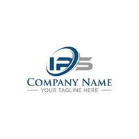 conception initiale du logo ips pour votre entreprise vecteur