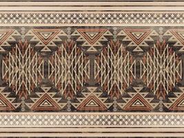 amérindien indien ornement motif géométrique ethnique textile texture tribal motif aztèque navajo mexicain tissu continu vecteur décoration mode