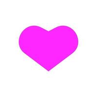 vecteur d'icône de coeur. symbole d'amour. signe de la Saint-Valentin. comme icône