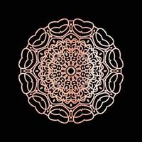 conception de fond de logo art fleur mandala vecteur