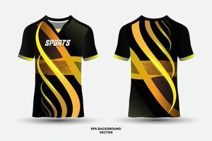 magnifique conception de maillot de sport de t-shirt adapté à la course, au football, au vecteur de jeu.