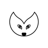 vecteur gratuit de renard logo vecteur icône