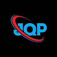 logo jpp. lettre jqp. création de logo de lettre jqp. initiales jqp logo lié avec cercle et logo monogramme majuscule. typographie jqp pour la marque technologique, commerciale et immobilière. vecteur