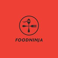 logo ninja alimentaire vecteur