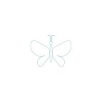 vecteur d'illustration logo papillon