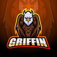 conception de mascotte de griffon vecteur