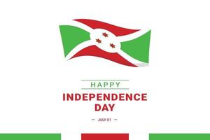 fête de l'indépendance du burundi vecteur