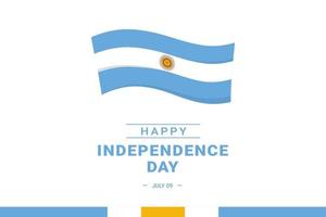 fête de l'indépendance argentine vecteur