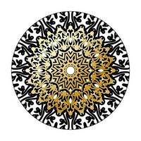 vecteur rond cercle abstrait. style mandala de luxe.