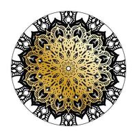 vecteur rond cercle abstrait. style mandala de luxe.