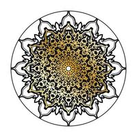 vecteur rond cercle abstrait. style mandala de luxe.