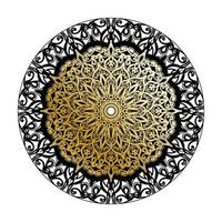 vecteur rond cercle abstrait. style mandala de luxe.