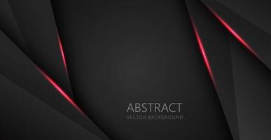 concept abstrait de triangle de technologie de conception de mise en page de cadre d'espace noir rouge avec fond de texture hexagonale. vecteur eps10