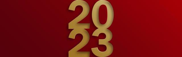 bonne année 2023, motif festif sur fond de couleur pour carte d'invitation, joyeux noël, bonne année 2023, cartes de voeux vecteur