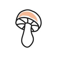 illustration vectorielle de champignons vecteur